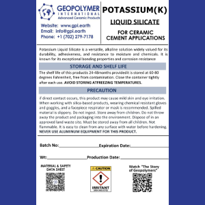 GeoPolymer Potassium Silicate (K)